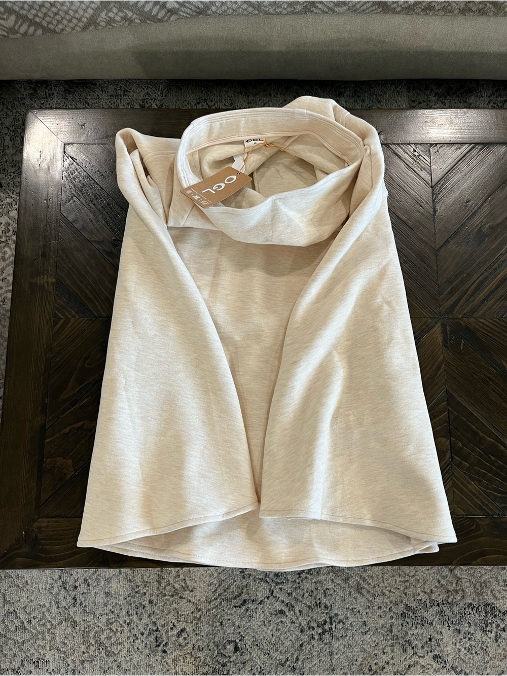 White wool skirt